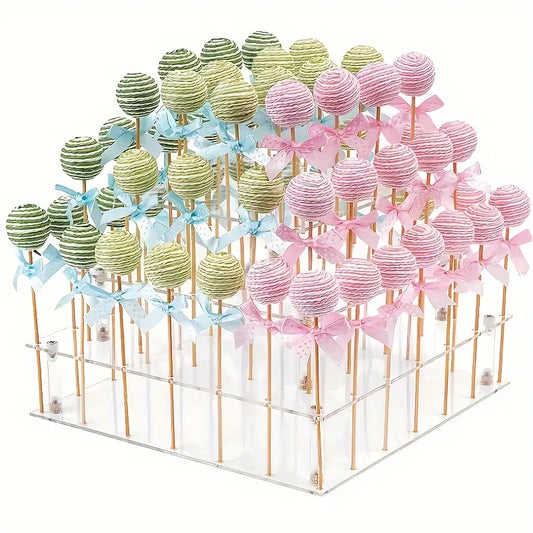 Cake-Pop-Ständer aus Acryl mit 56 Löchern